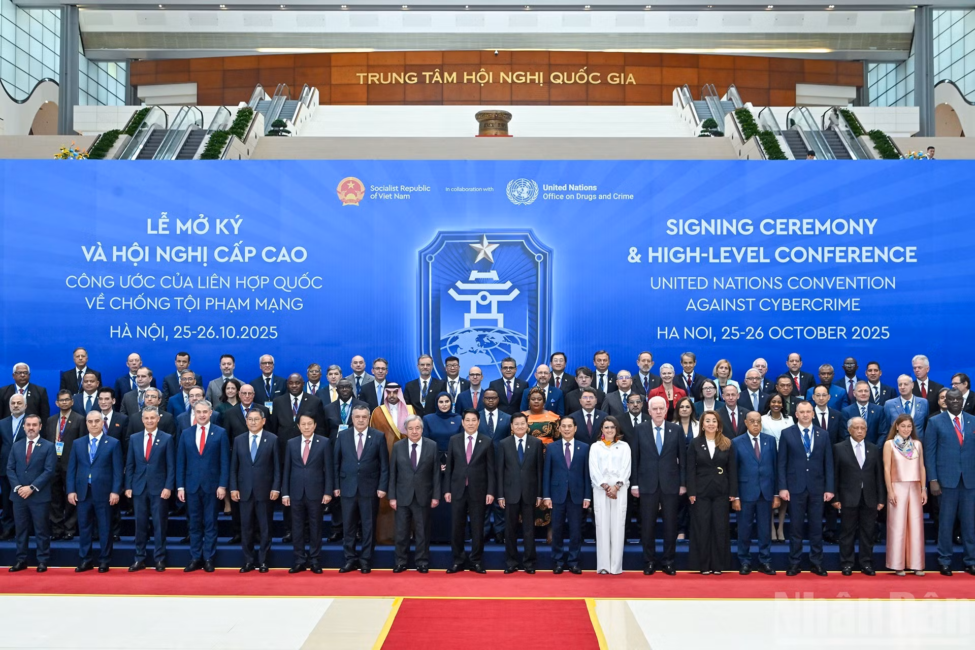 Delegados en el acto.