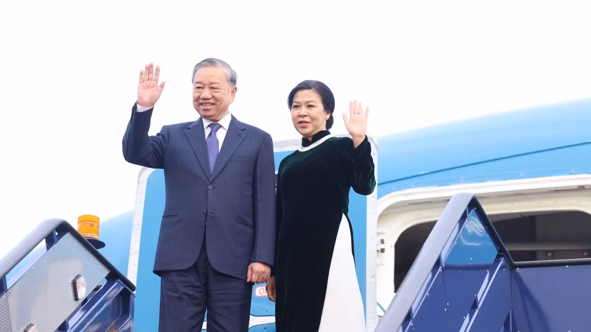 El secretario general del Partido Comunista de Vietnam, To Lam, y su esposa concluyen con éxito su visita oficial al Reino Unido.