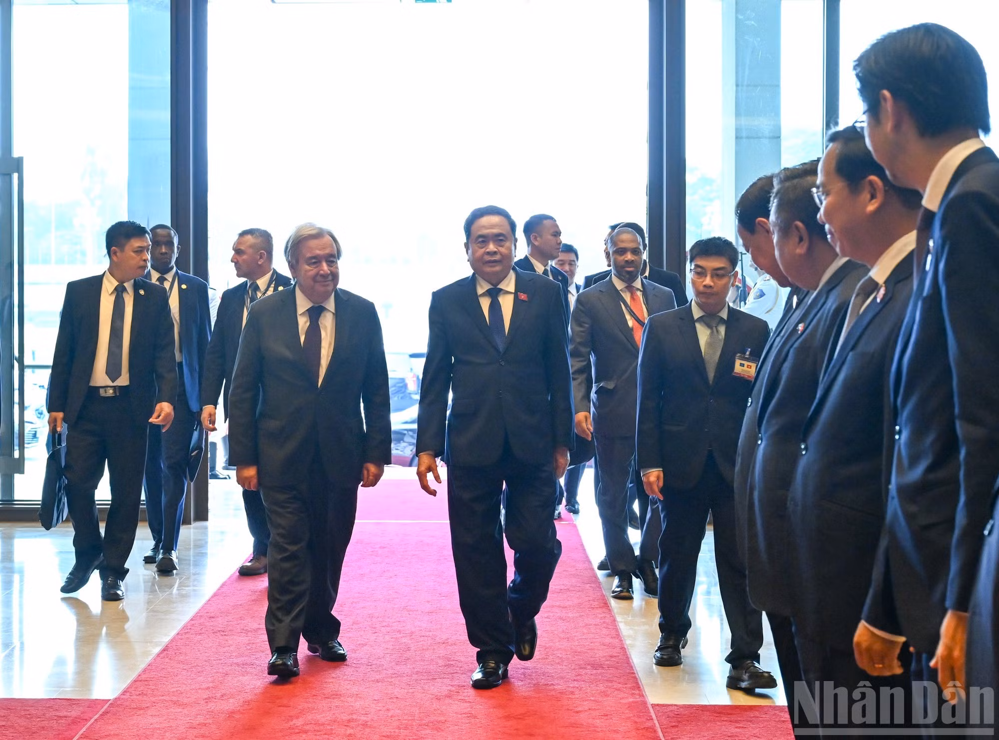 Tran Thanh Man y António Guterres.