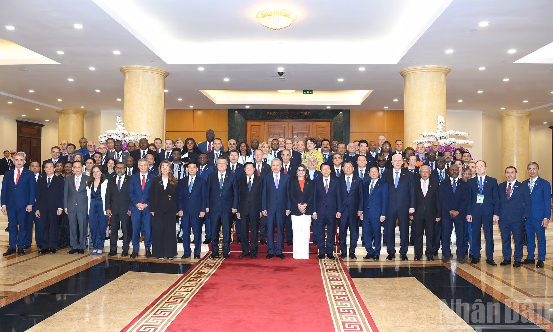 Delegados en la cita.