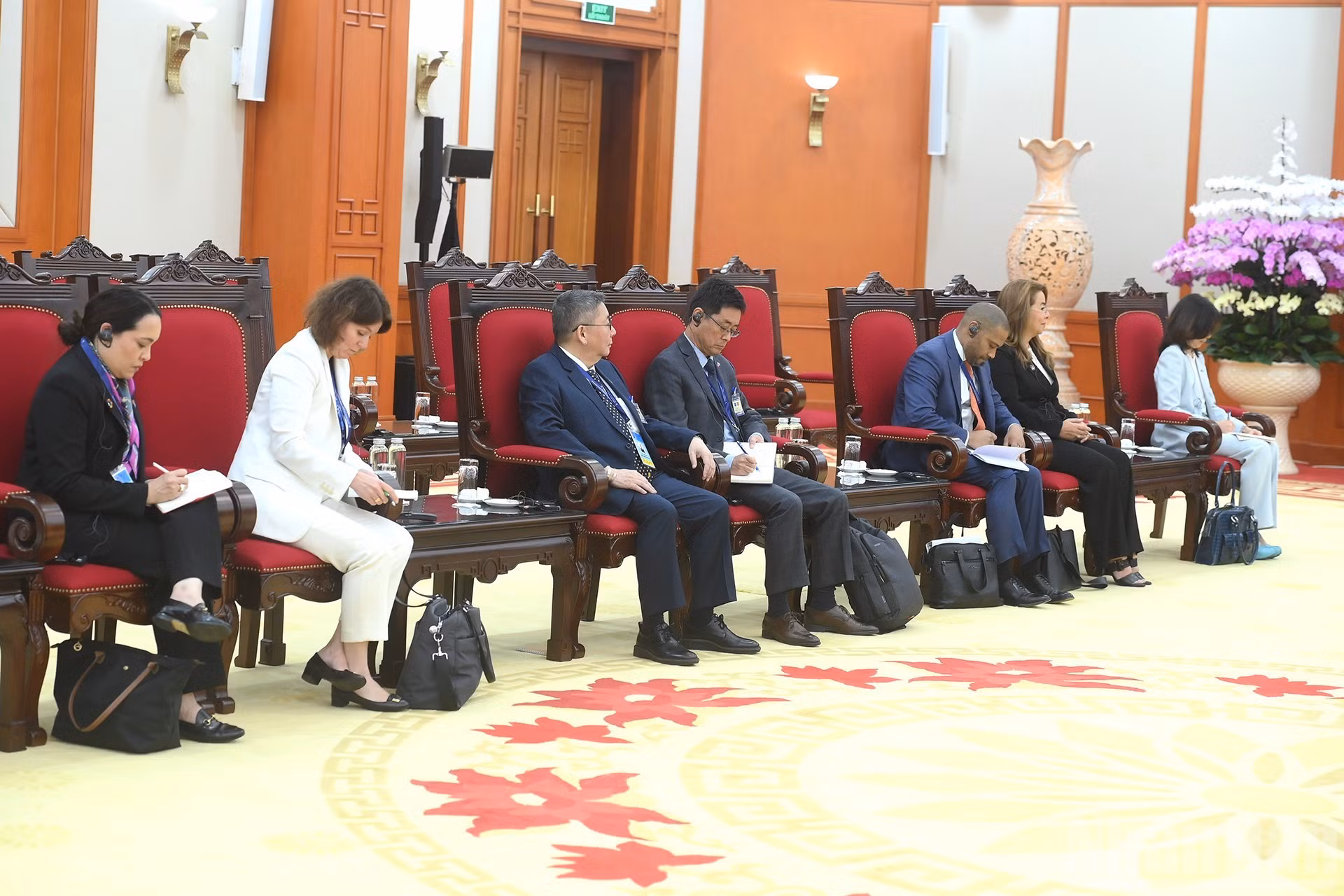 La delegación de la ONU en la cita.