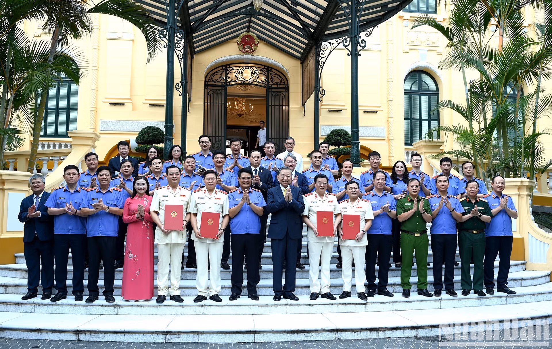 Delegados en el evento.