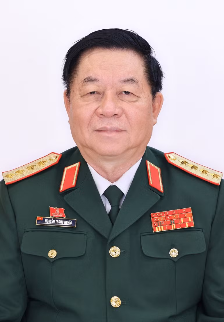 NGUYEN TRONG NGHIA, miembro del Buró Político, secretario del Comité Central del PCV, miembro de la Junta Permanente de la Comisión Militar Central, general, jefe del Departamento General de Política del Ejército Popular de Vietnam