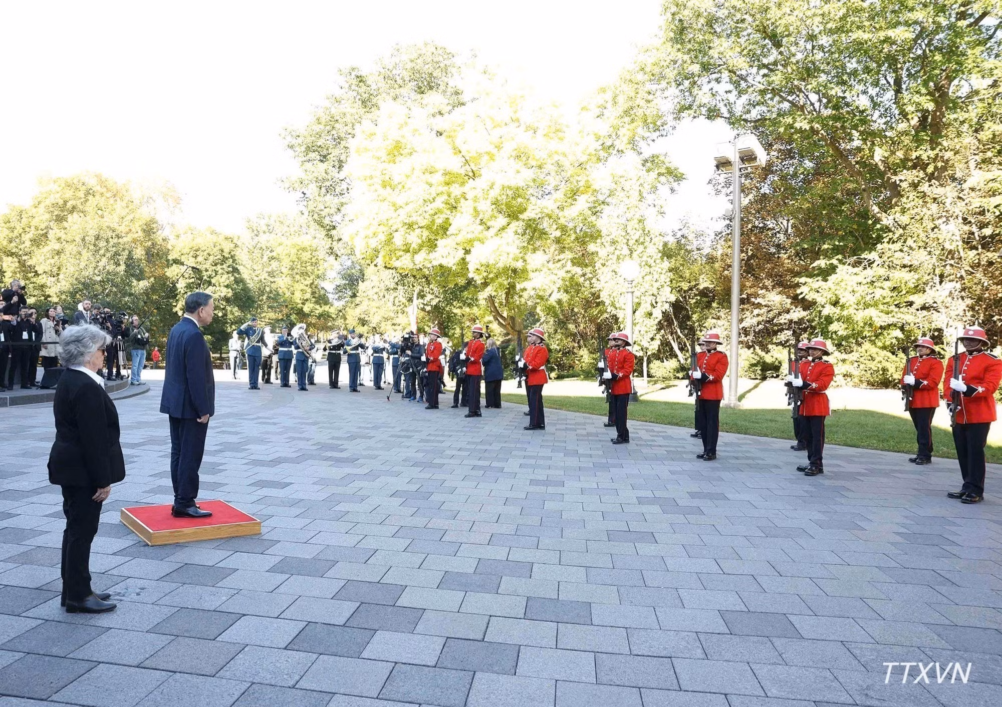 Ceremonia de bienvenida al secretario general del Partido Comunista y presidente de Vietnam, To Lam.