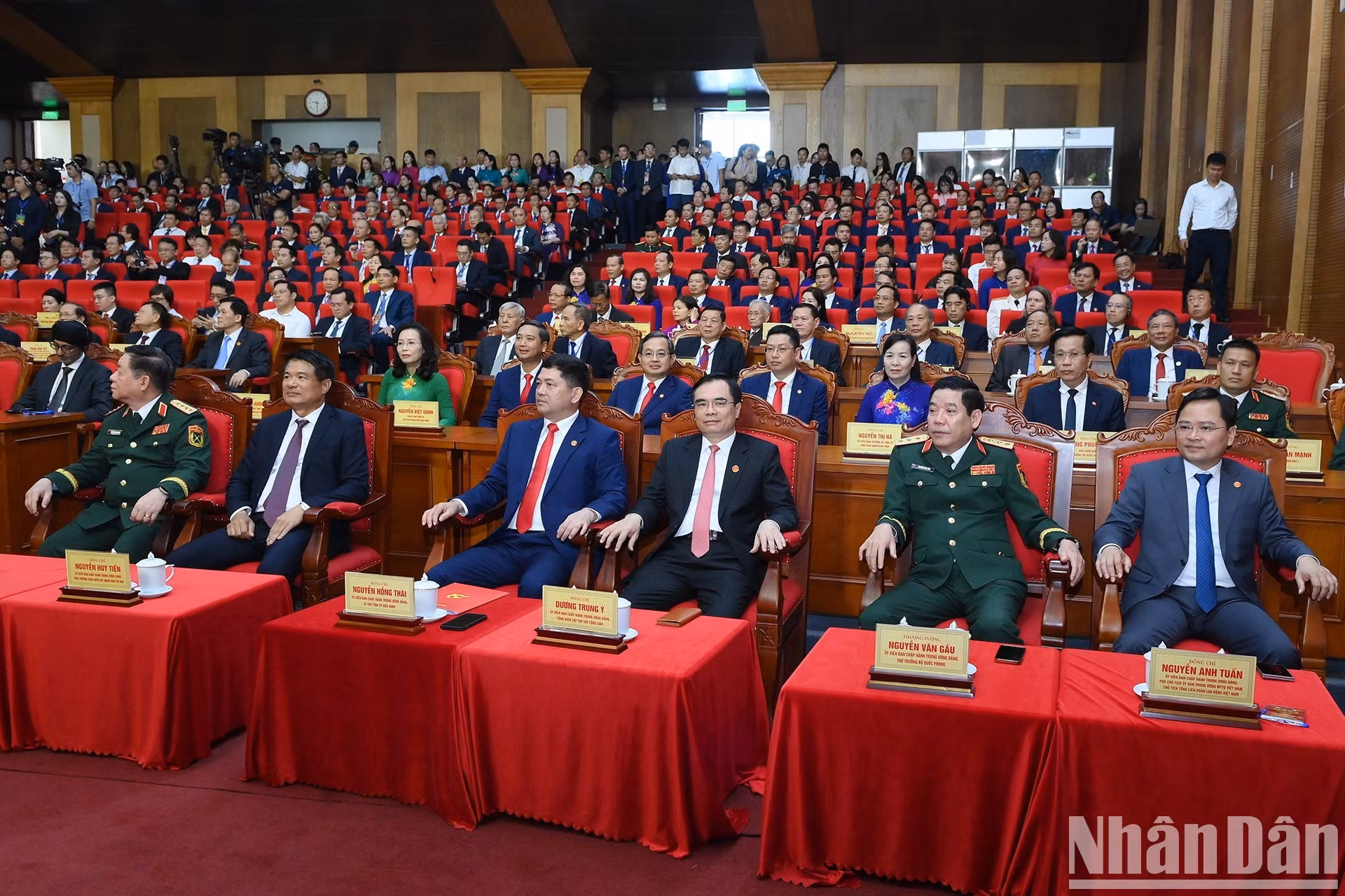 Delegados en el evento.