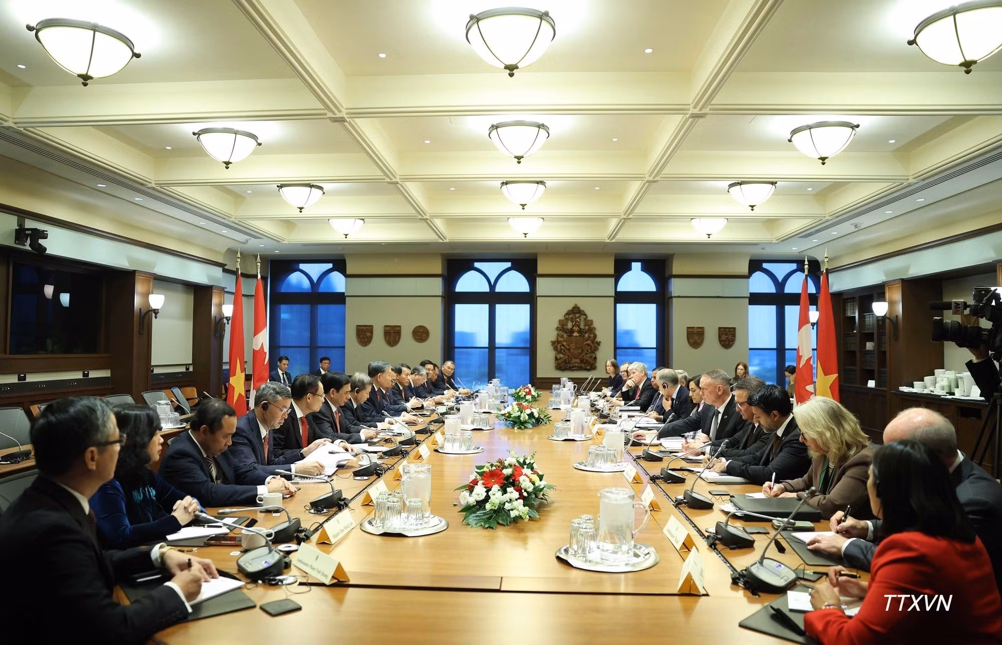 Vista de la reunión.