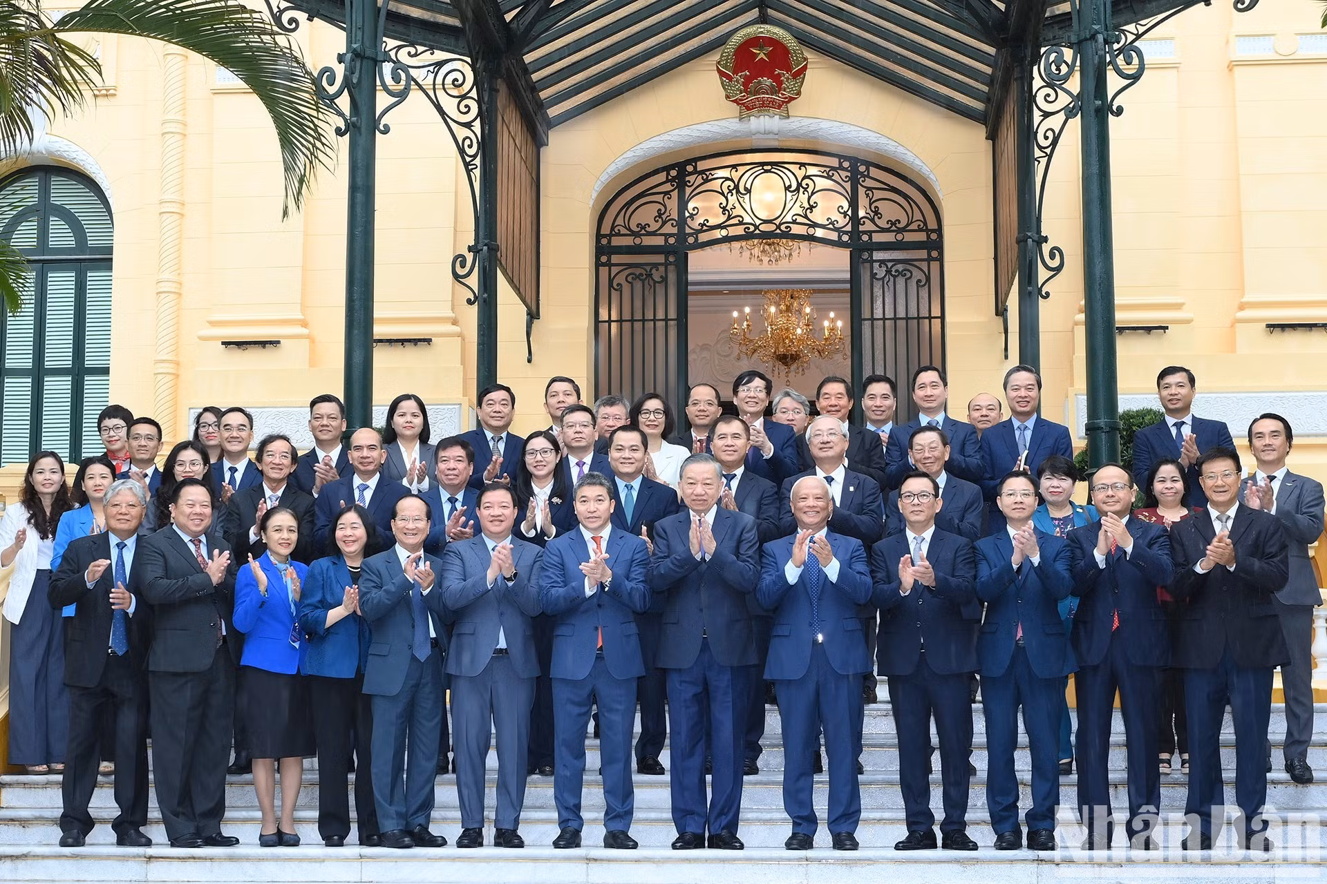 Delegados en el evento.