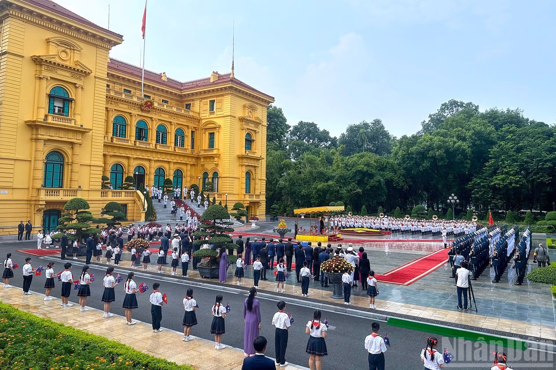 Vista de la ceremonia.
