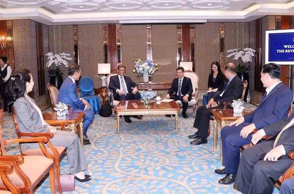 En el encuentro (Foto: VNA)