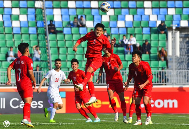 El equipo Sub-23 de Vietnam. (Foto: VNA)
