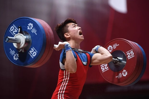 El halterófilo vietnamita Trinh Van Vinh (Foto:VNA)