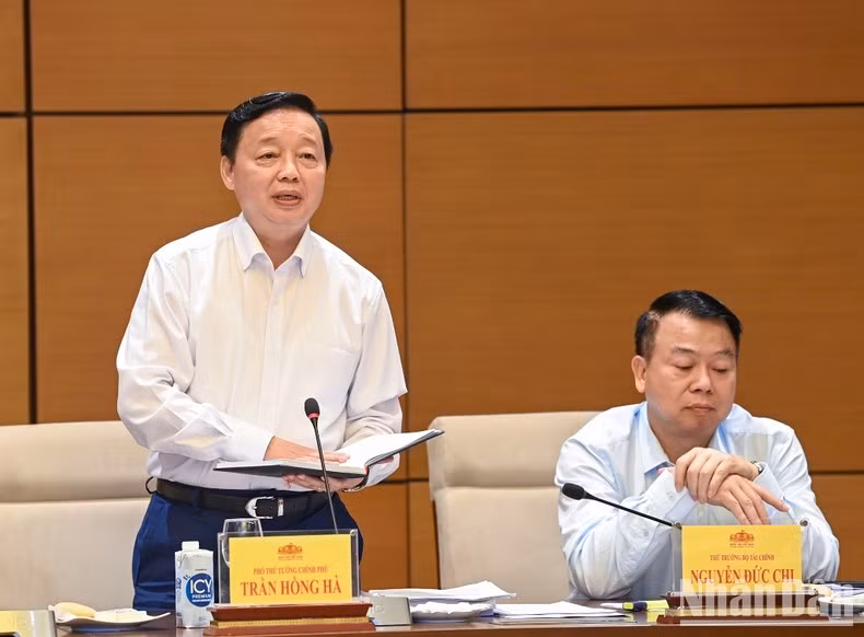 El vicepremier Tran Hong Ha en el evento.