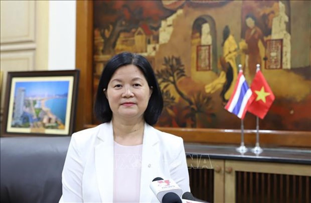 La encargada de negocios de Vietnam en Tailandia, Bui Thi Hue. (Foto: VNA)