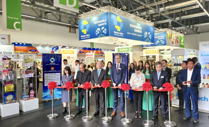 Ceremonia de apertura del Pabellón Nacional de Vietnam (Foto: congthuong.vn)