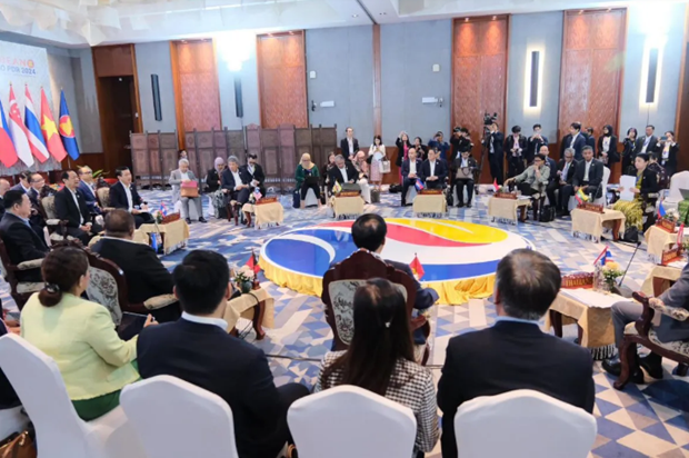 Reunión de Cancilleres de la Asean (AMM) en Laos (Foto: Antara)