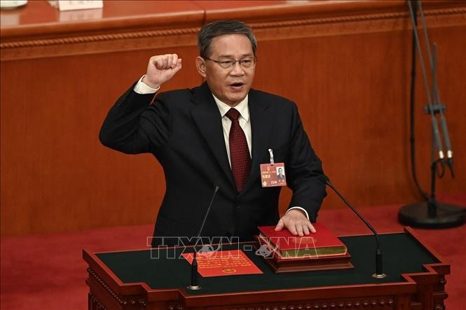 Li Qiang, elegido primer ministro de China. (Foto: VNA)