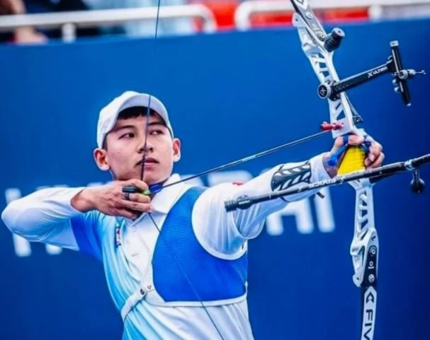 El arquero Le Quoc Phong obtuvo el duodécimo boleto olímpico para Vietnam (Foto: VNA)