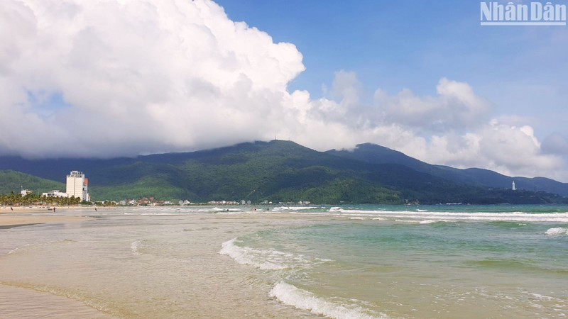 La playa My Khe en la ciudad central de Da Nang (Foto: Nhan Dan)