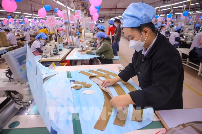 En una empresa. (Foto: VNA)