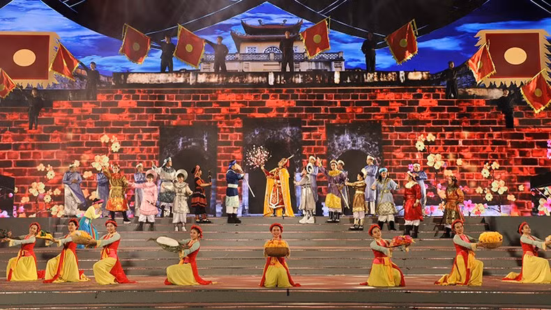 Una actuación artísitica en el evento Una actuación artísitica en el evento