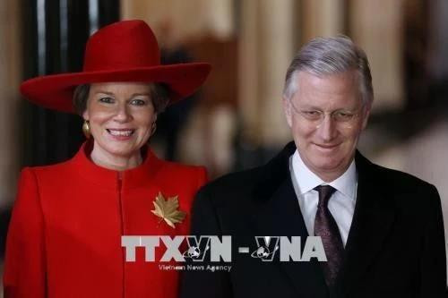 El rey Felipe y su esposa Matilde de Bélgica. (Foto: VNA)