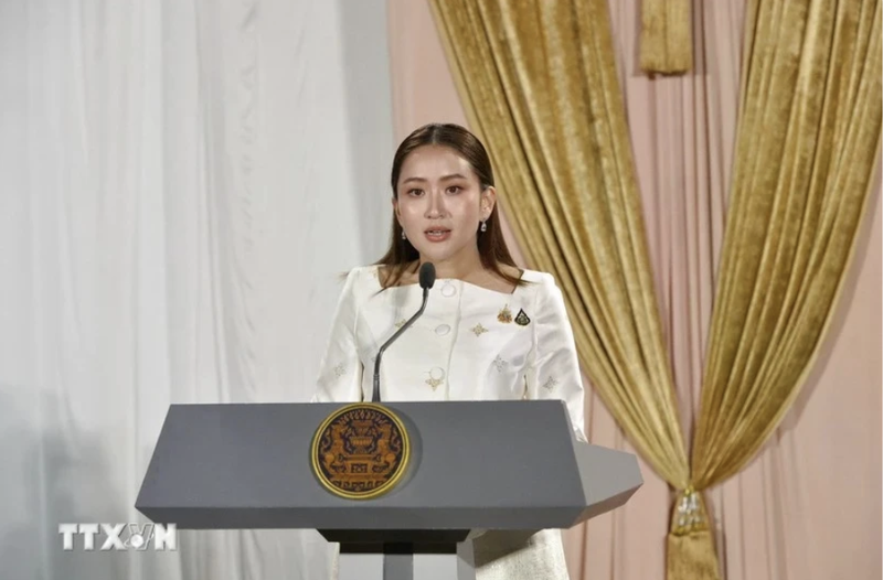 La primera ministra de Tailandia, Paetongtarn Shinawatra (Foto: VNA)