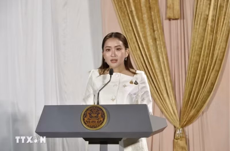 La primera ministra de Tailandia, Paetongtarn Shinawatra. (Foto: VNA)