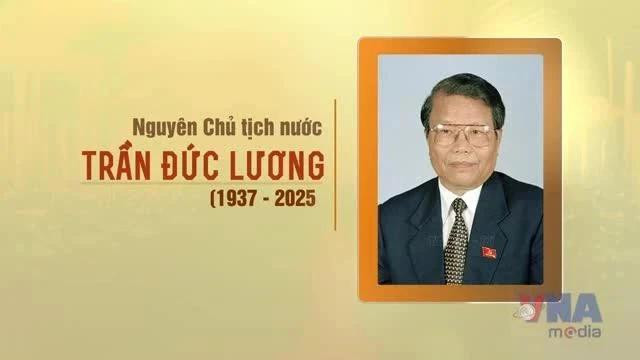 Tran Duc Luong, exmiembro del Buró Político y expresidente de la República Socialista de Vietnam. (Foto: VNA)