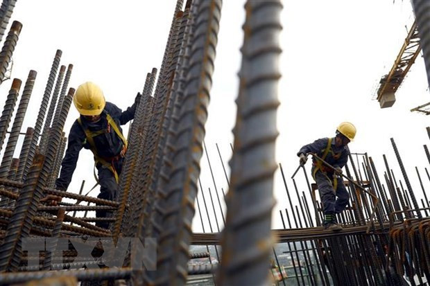 La industria del acero espera prosperar cuando el mercado inmobiliario se caliente. (Foto: VNA)