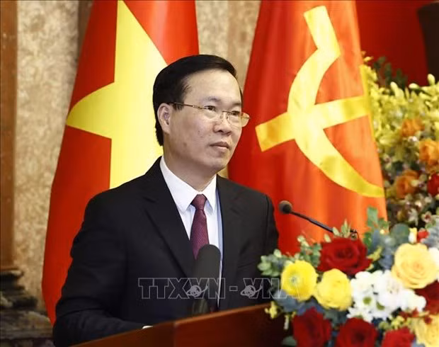 El presidente de Vietnam, Vo Van Thuong (Foto: VNA)