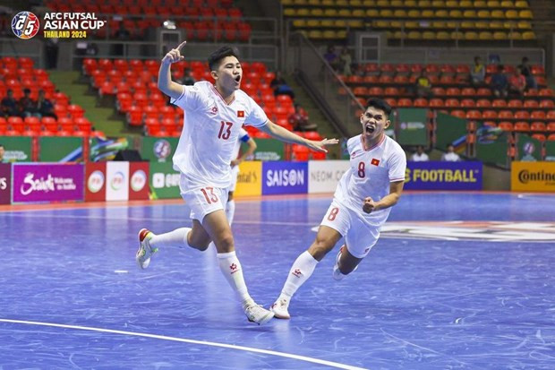 Jugadores de la selección de fútbol sala de Vietnam (Foto: AFC)