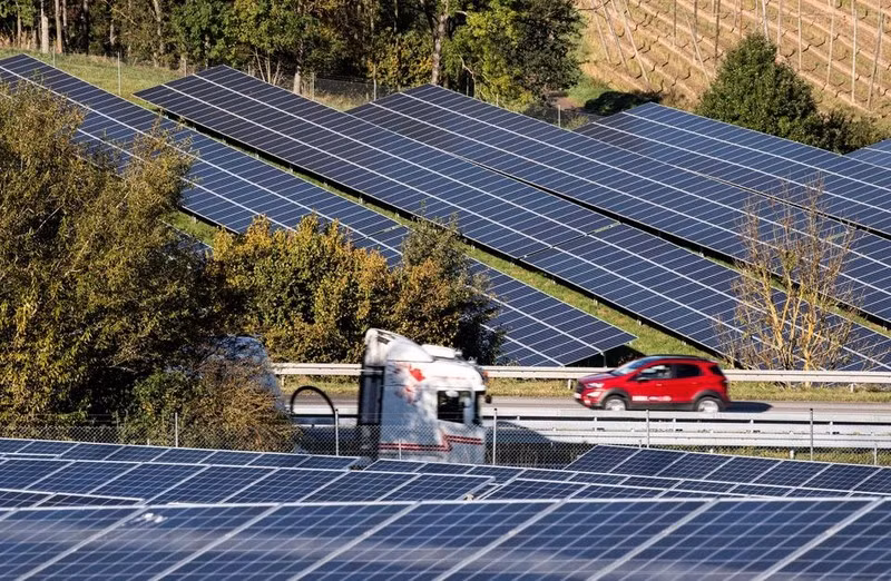 Una planta de energía solar en Alemania. (Foto: Reuters)