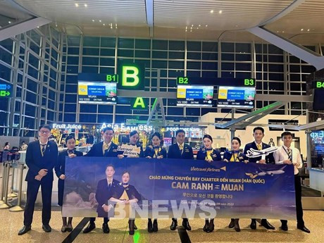 Vietravel Airlines opera ruta directa Nha Trang-Muan. (Foto: VNA)