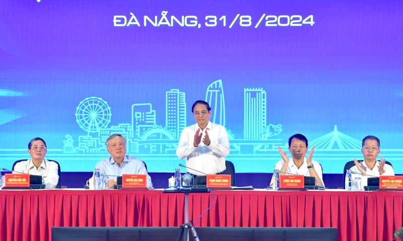 El primer ministro vietnamita, Pham Minh Chinh, en el evento. (Foto: Nhan Dan)