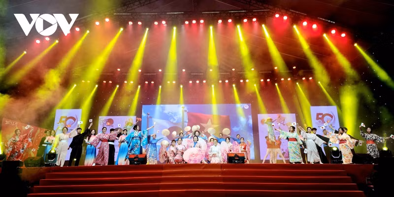 Una actuación artística en el evento (Foto: VOV)