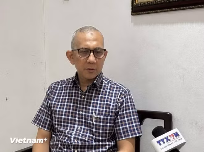 Beni Sukadis, investigador principal del Instituto Indonesio de Defensa y Estudios Estratégicos (LESPERSSI). (Foto: VNA)