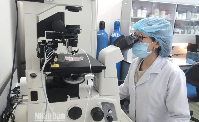 Actividades de investigación científica en la Universidad Nacional de Ciudad Ho Chi Minh. 