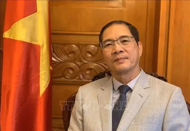 El embajador de Vietnam en Bulgaria concurrente en Macedonia del Norte, Do Hoang Long. (Foto: VNA)