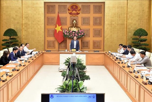 El viceprimer ministro de Vietnam Tran Luu Quang interviene en la cita (Foto: VNA)