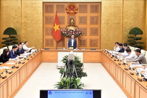 El viceprimer ministro de Vietnam Tran Luu Quang interviene en la cita (Foto: VNA)