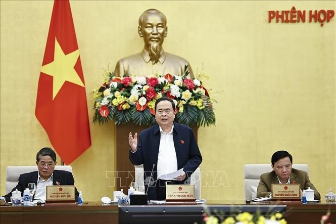 El presidente de la Asamblea Nacional de Vietnam, Tran Thanh Man. (Foto: VNA)