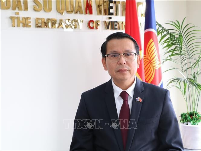 El embajador vietnamita en Nueva Zelanda, Nguyen Van Trung. (Fuente: VNA)