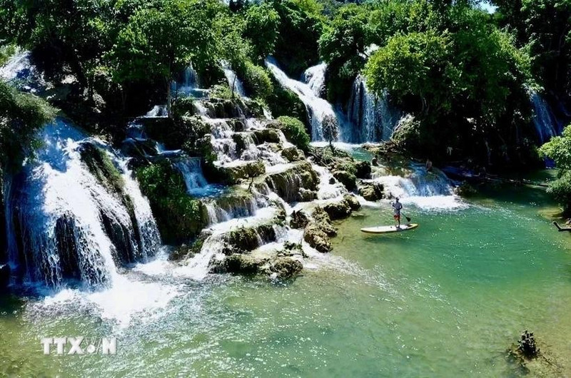 En el geoparque global Non Nuoc Cao Bang (Foto: VNA)