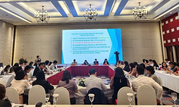 El panorama de la sesión. (Foto: baodautu.vn)