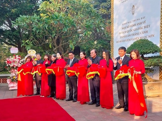La ceremonia inaugural de la exhibición, el 28 de diciembre de 2023. (Foto: VGP)