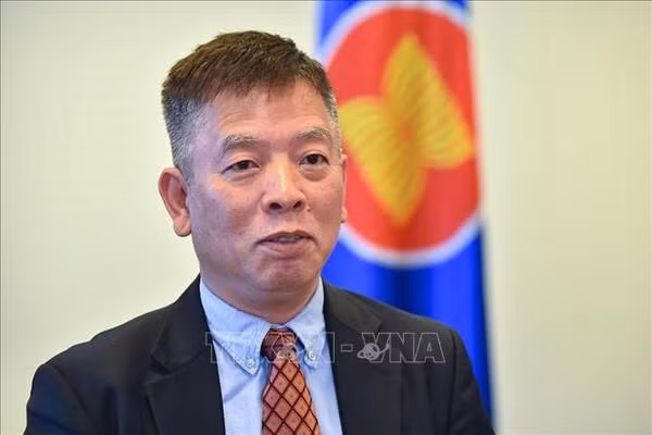 El embajador Vu Ho, jefe interino de la delegación de altos funcionarios (SOM) de Asean, de Vietnam. (Foto: VNA)