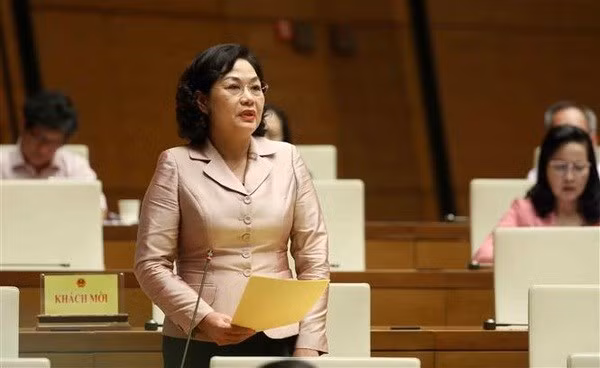 La gobernadora del Banco Estatal de Vietnam (BEV), Nguyen Thi Hong. (Foto: VNA)