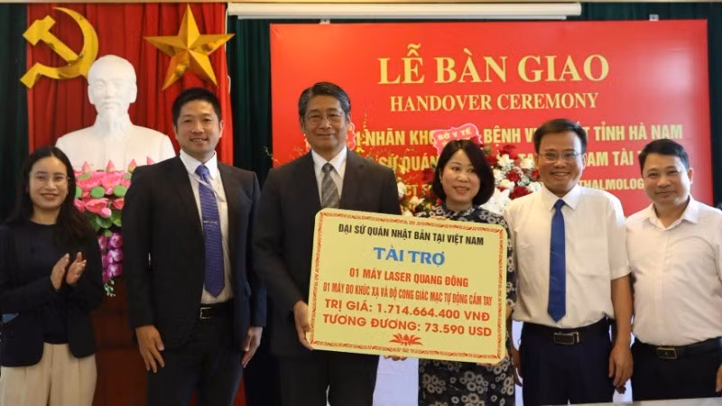 Vista del acto (Foto: Embajada de Japón en Vietnam)