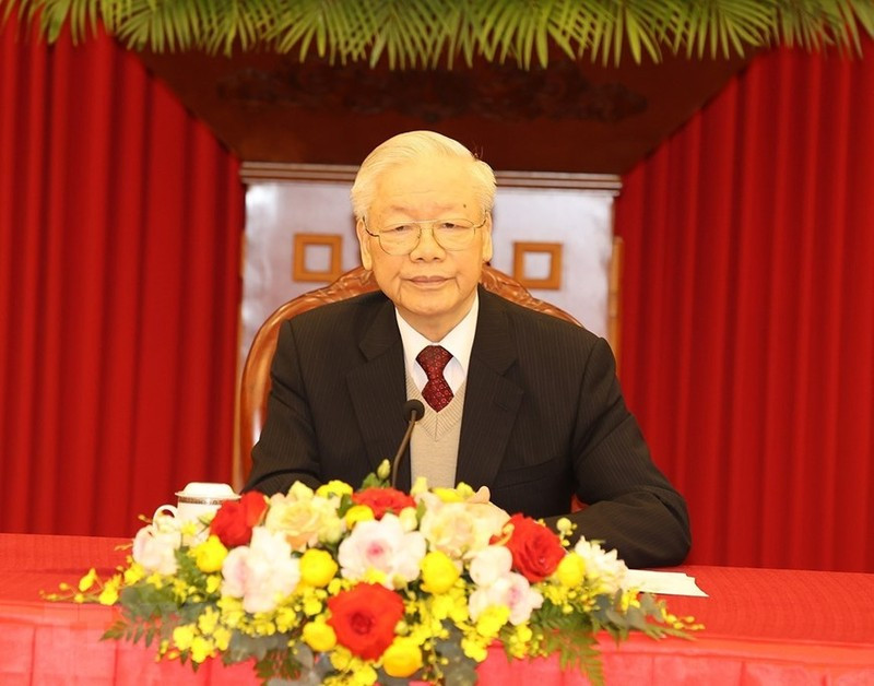 El secretario general del Partido Comunista de Vietnam, Nguyen Phu Trong (Foto: VNA)