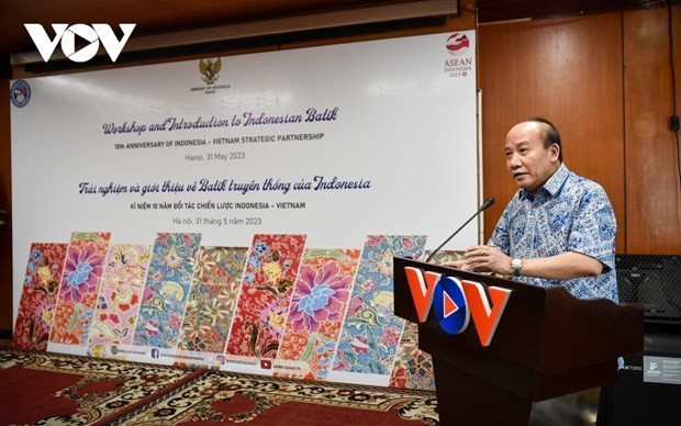 El presidente de VIFA, Tran Minh Hung, interviene en el evento. (Foto: vov.vn)